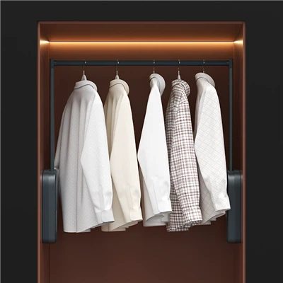 Tija pentru haine cu ridicare electrică a garderobei inteligente